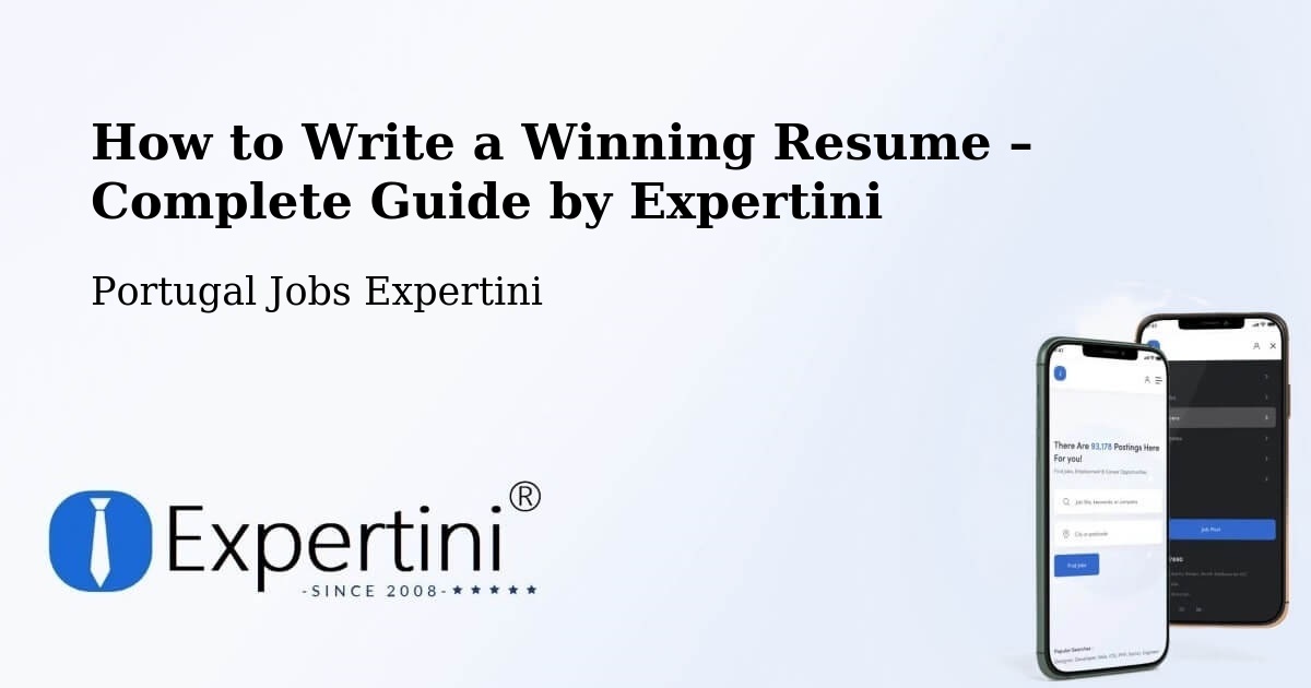 Resume Writing Guide for Job Seekers – Minde - Minde, Portugal Jobs Expertini